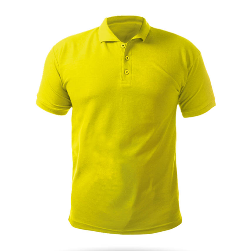 AÇELYA SARI M POLO YAKA TİŞÖRT - 1