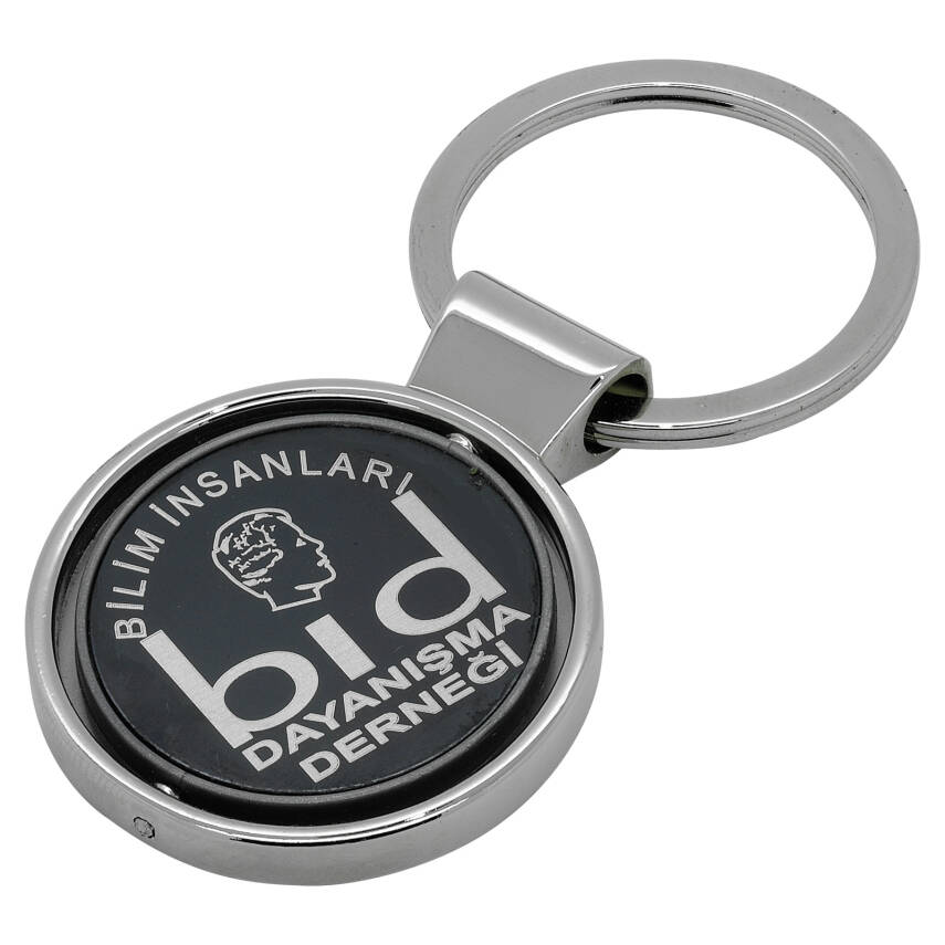 AĞAÇOLUK ÇİFT YÖN METAL DÖNER ANAHTARLIK - 1