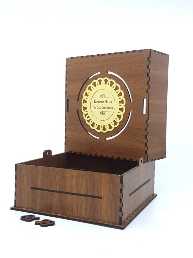 Ahşap Rakı Bardağı Kutusu - 1