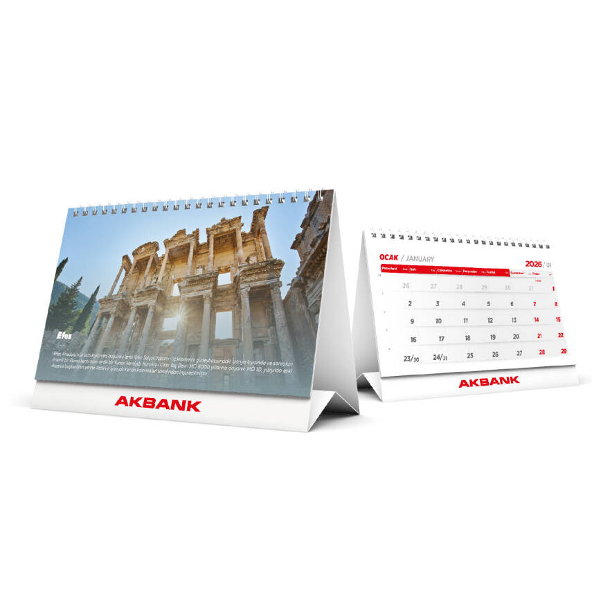 ALA-20 (TARİHİ YERLER) ÜÇGEN MASA TAKVİMİ - 1