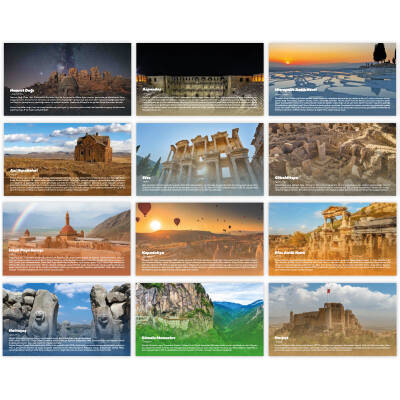 ALA-20 (TARİHİ YERLER) ÜÇGEN MASA TAKVİMİ - 2