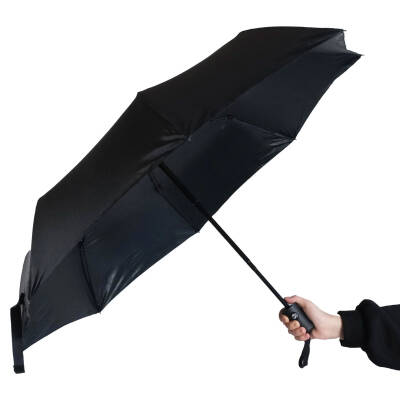 ASPENDOS SİYAH TAM OTOMATİK ŞEMSİYE - 2
