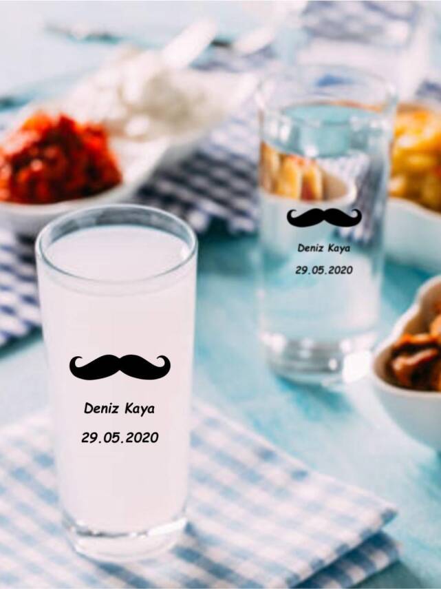 Babaya hediye rakı bardağı - 1
