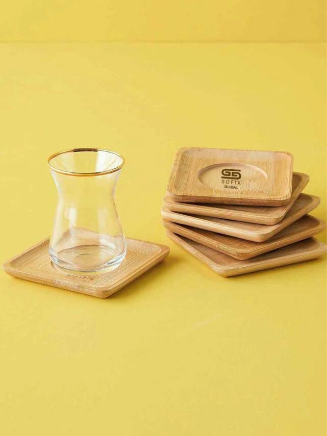 Bambu Kare Çay Tabagı - 1