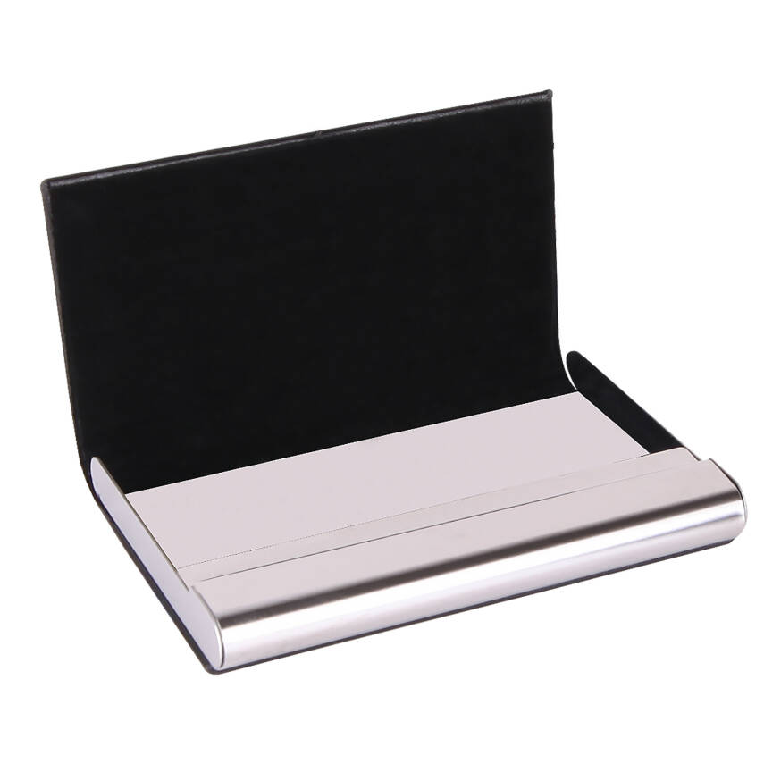 BARLAS SİYAH DERİ KARTVİZİTLİK - 2