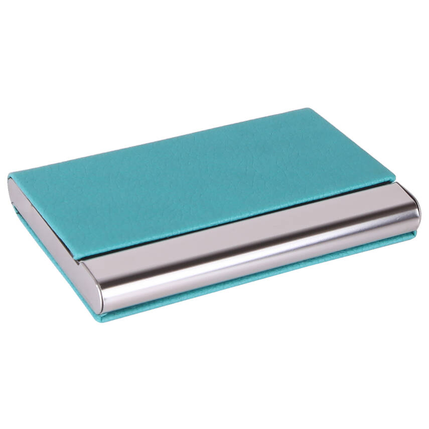 BARLAS TURKUAZ DERİ KARTVİZİTLİK - 1