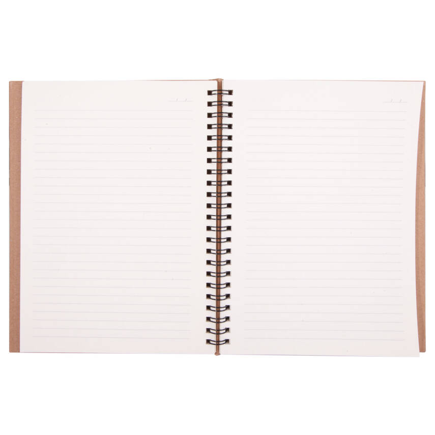 BASINEVLERİ KRAFT SPİRALLİ TARİHSİZ DEFTER (15X21 CM) - 3