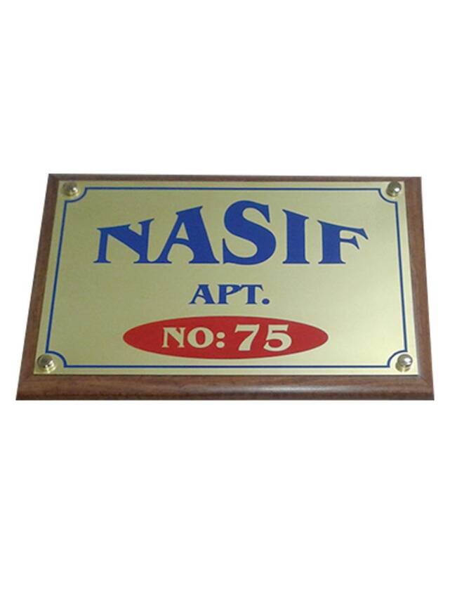 Baskılı Apartman Tabelası - 1