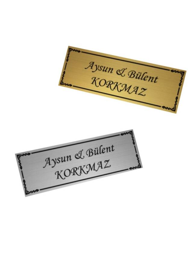 Baskılı Kapı İsimliği - 1