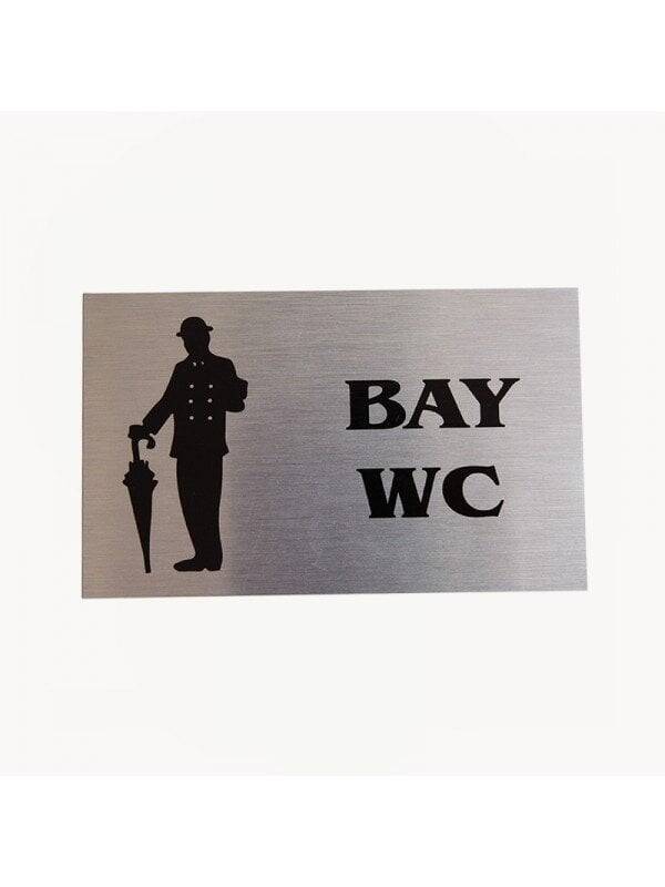 Bay WC yönlendirme levhası Saten Renk - 1