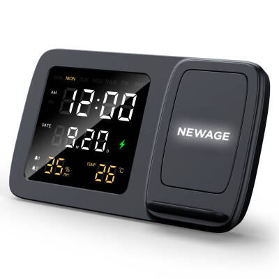 BÜLBÜL MASAÜSTÜ SAAT VE KABLOSUZ ŞARJ STANDI