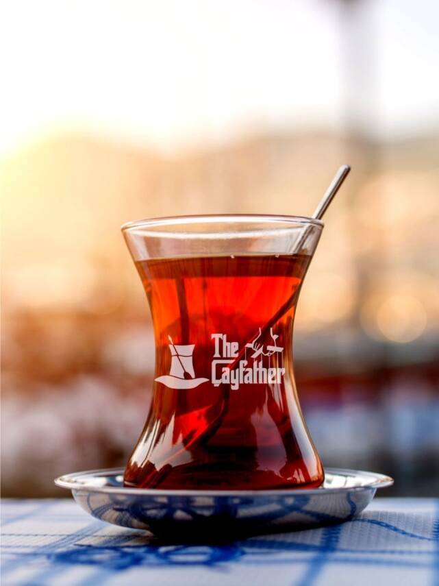 Çay Ocağına Logolu Çay Bardağı - 1