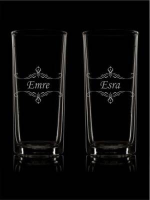 Çift Desenli Rakı Bardağı