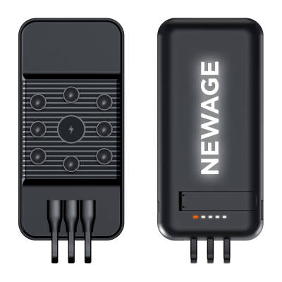 ÇİRİŞ 10.000 MAH SİYAH WIRELESS STANDLI POWERBANK