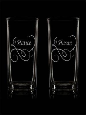 Çizgisel Desenli Rakı Bardağı