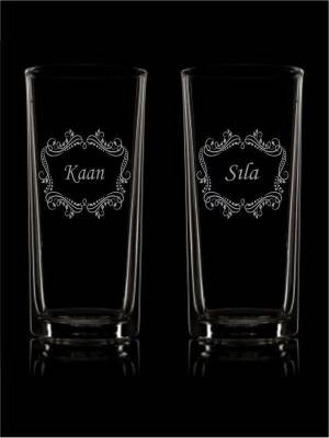 Defne Desenli Rakı Bardağı