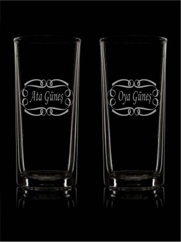 Dekoratif Desenli Rakı Bardağı - 1