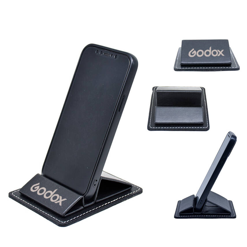 DENGE SİYAH DERİ TELEFON STANDI - 1