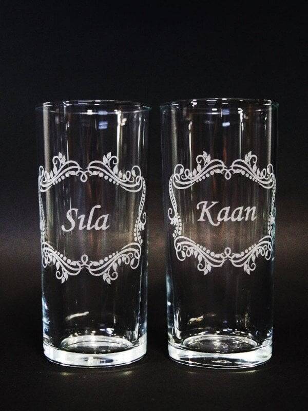 Desen İşlemeli Rakı Bardağı l Dsn-022 - 1