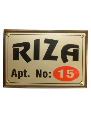 Dijital Baskılı Apartman Tabelası