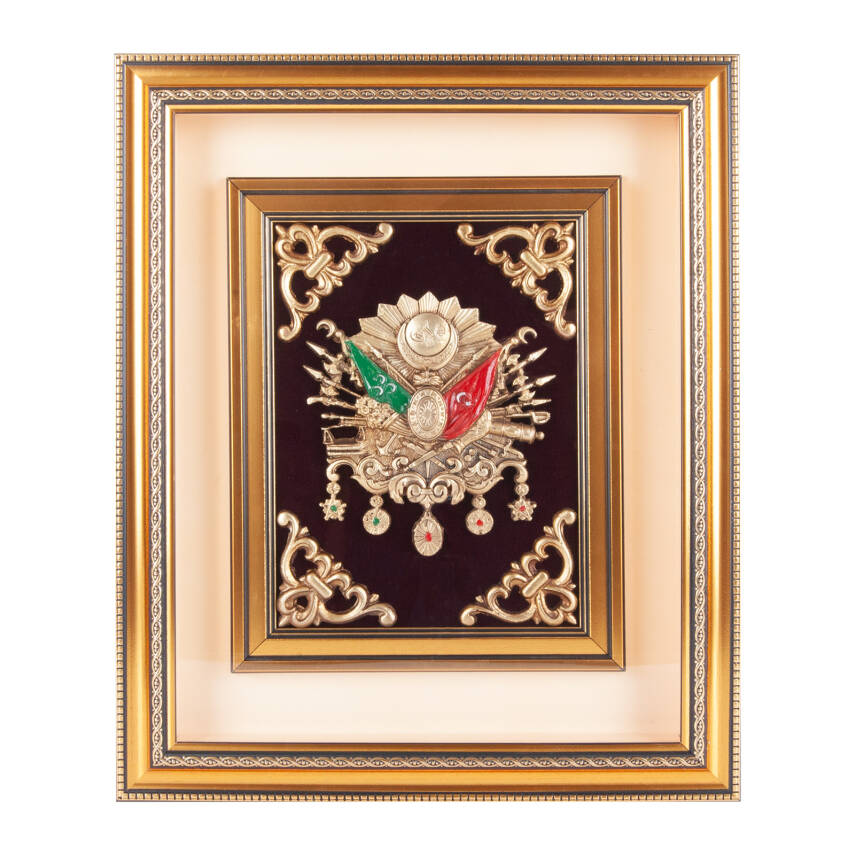 DİVAN OSMANLI ARMASI KABARTMALI TABLO - 1