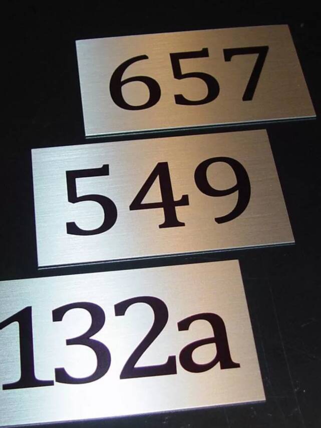 Dolap Numaralar 4x2cm 10 adet - 1