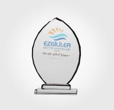 Eğitim Kurumları Kristal Plaket