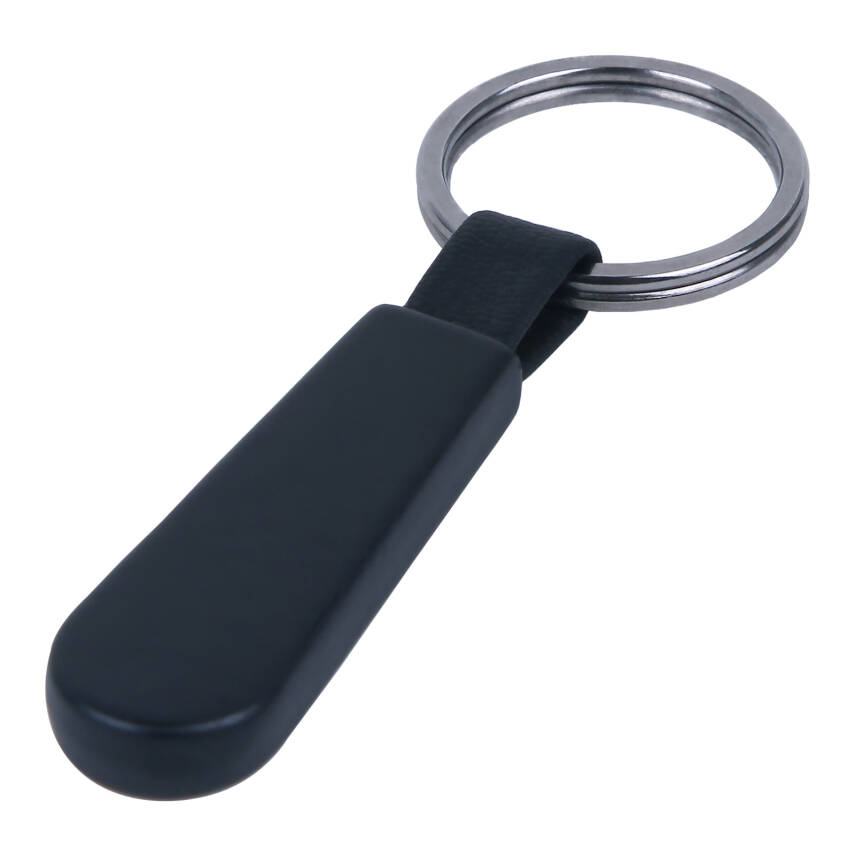 EĞRİÇAM SİYAH METAL ANAHTARLIK - 1