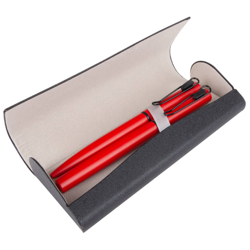 EMİRGAZİ KIRMIZI İKİLİ KALEM SETİ - 1