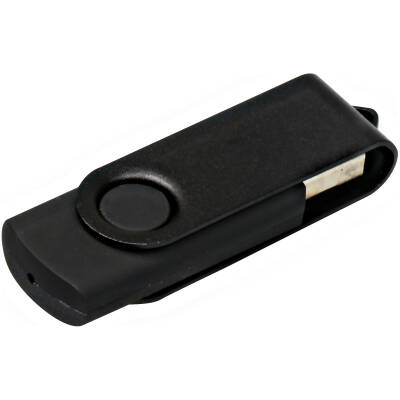 EŞREFOĞULLARI SİYAH DÖNER KAPAKLI USB BELLEK (32 GB)