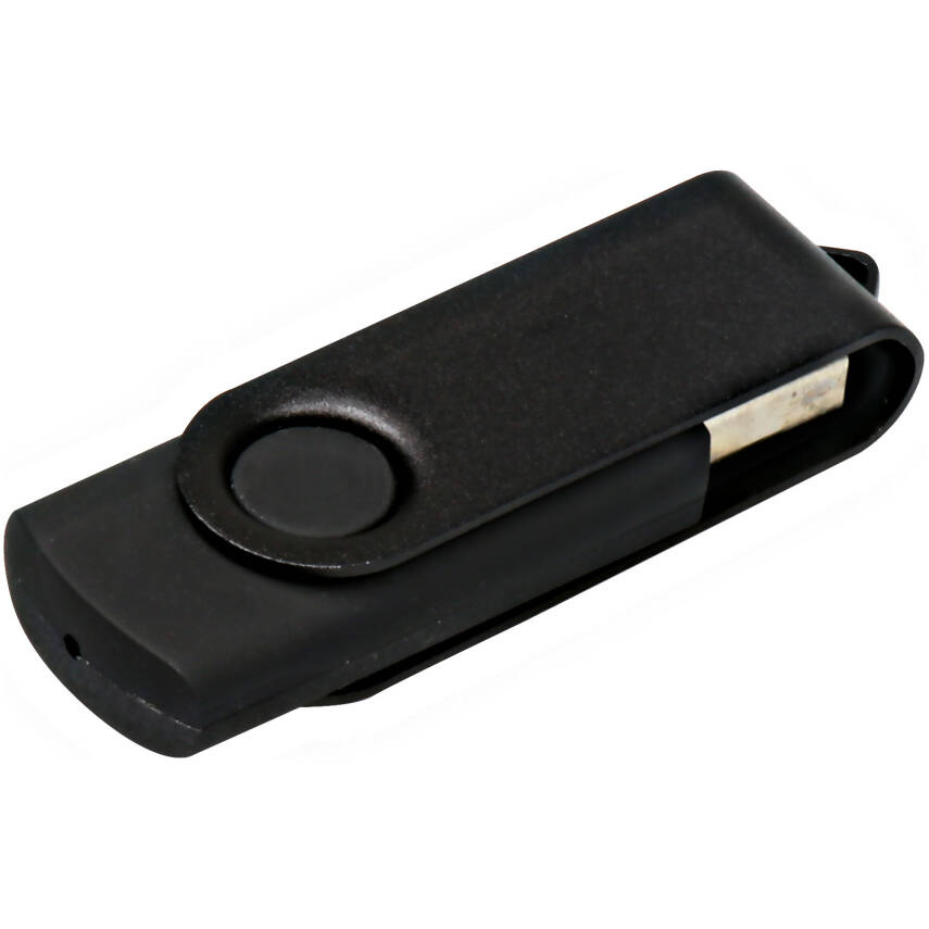 EŞREFOĞULLARI SİYAH DÖNER KAPAKLI USB BELLEK (32 GB) - 1