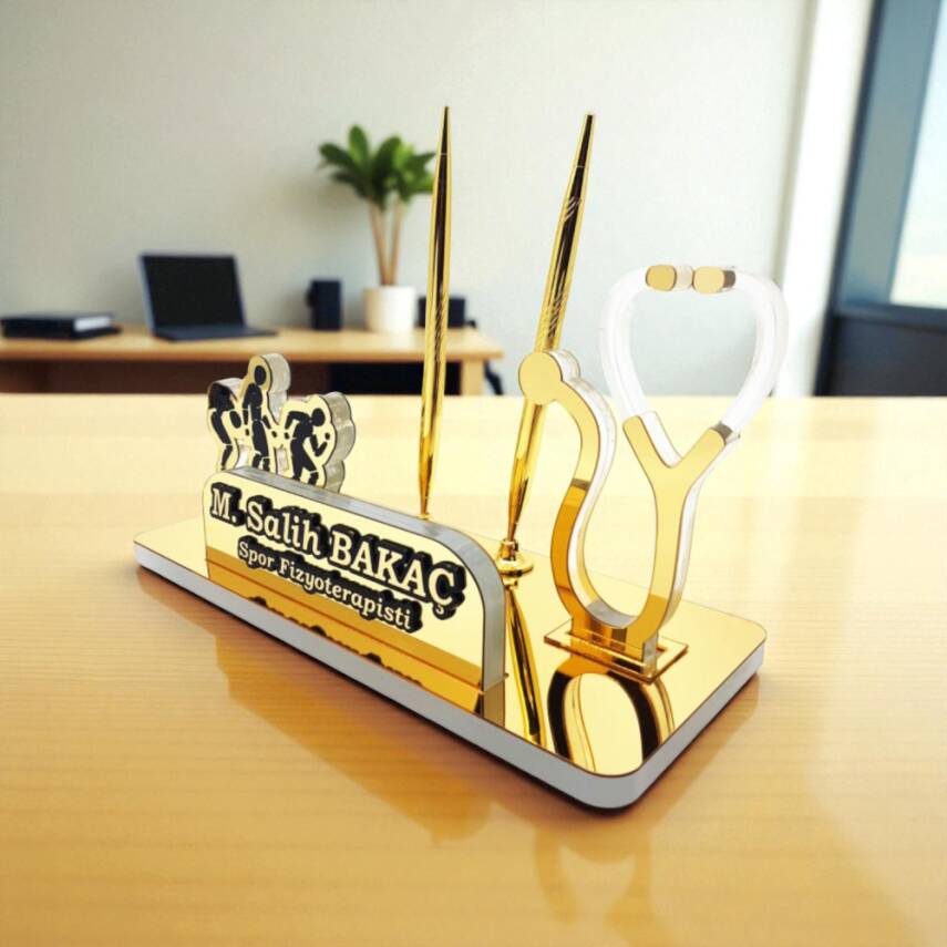 Fizyoterapiste Özel Hediyelik Masa İsimlik - 2