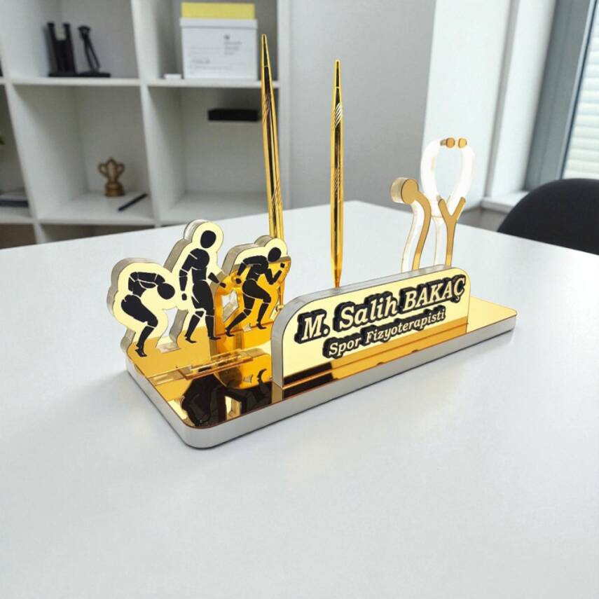 Fizyoterapiste Özel Hediyelik Masa İsimlik - 1