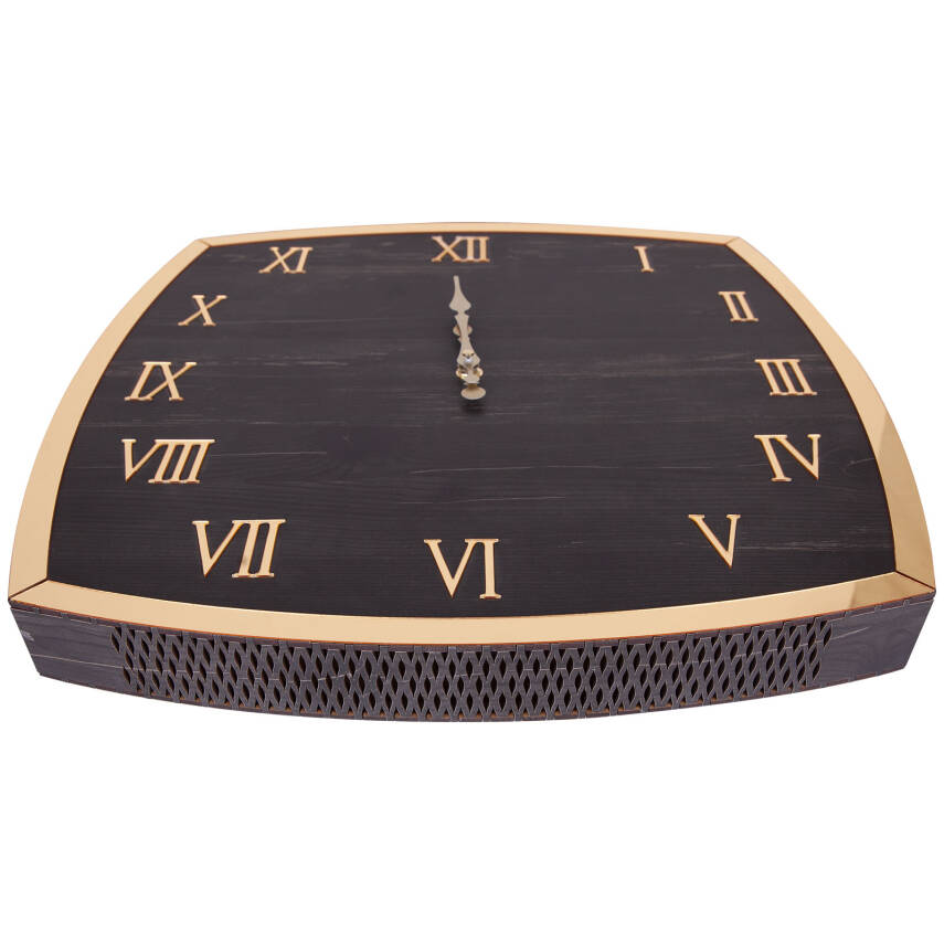 FLORA AHŞAP DUVAR SAATİ (410X410 MM) - 2