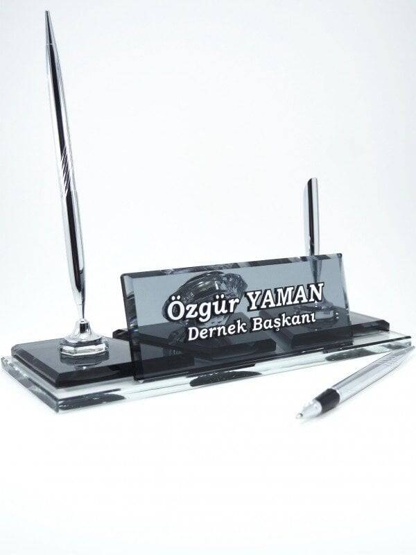 Füme Elit Kristal Masa İsimliği - 1