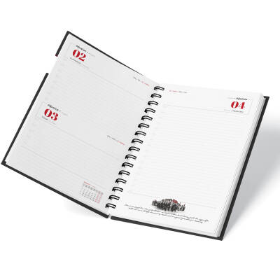 GAZİ TARİHLİ AJANDA (17X24 CM) - 2