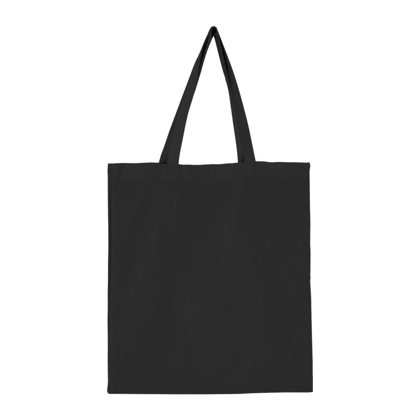 GEMLİK SİYAH HAM BEZ ÇANTA - 1