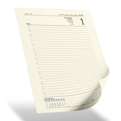 GİMAT LACİVERT TARİHLİ SPİRALLİ GÜNLÜK AJANDA (20X28 CM) - 2