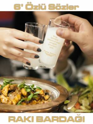 Güzel Sözlü Rakı Bardağı