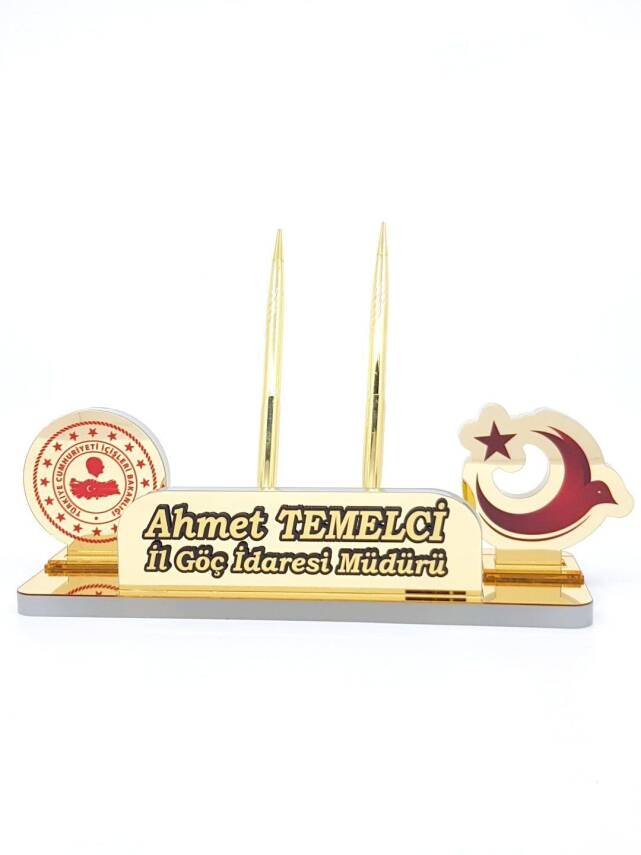 İçişleri Bakanlığı Logolu Masa İsimliği - 2