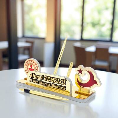 İçişleri Bakanlığı Logolu Masa İsimliği - 3