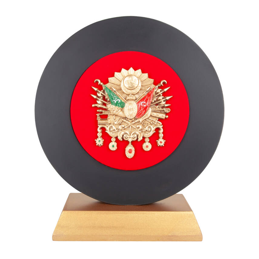 İHTİŞAM OSMANLI ARMASI KABARTMALI PLAKET - 1