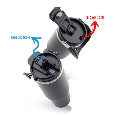 İNEBOLU SİYAH 1200 ML TERMOS - 4