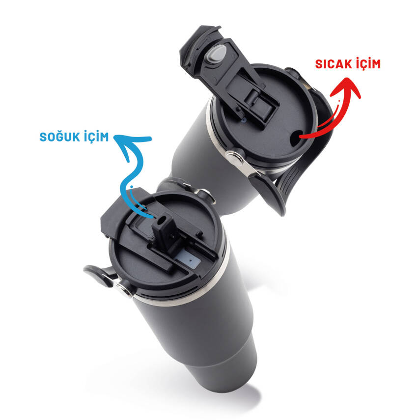 İNEBOLU SİYAH 1200 ML TERMOS - 4