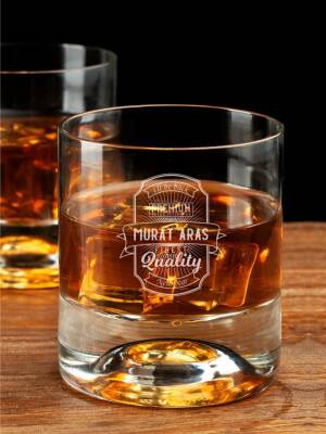 İsme Özel Viski Bardağı
