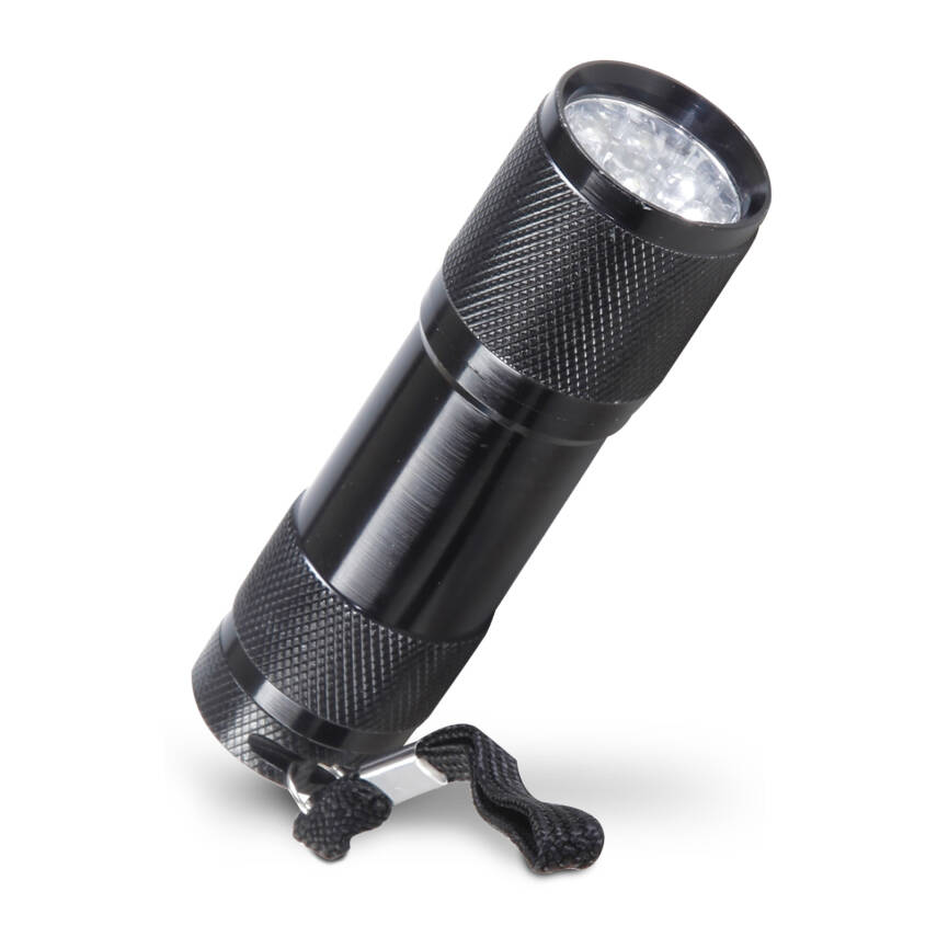 İSPİNOZ SİYAH 9 LED EL FENERİ - 1