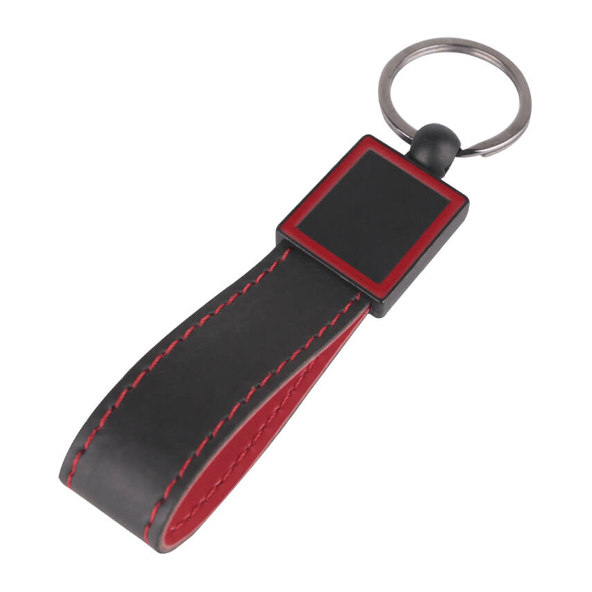 KAÇKAR KIRMIZI DERİ ANAHTARLIK - 1