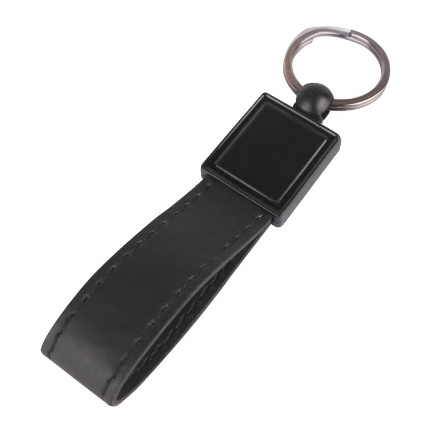 KAÇKAR SİYAH DERİ ANAHTARLIK - 1