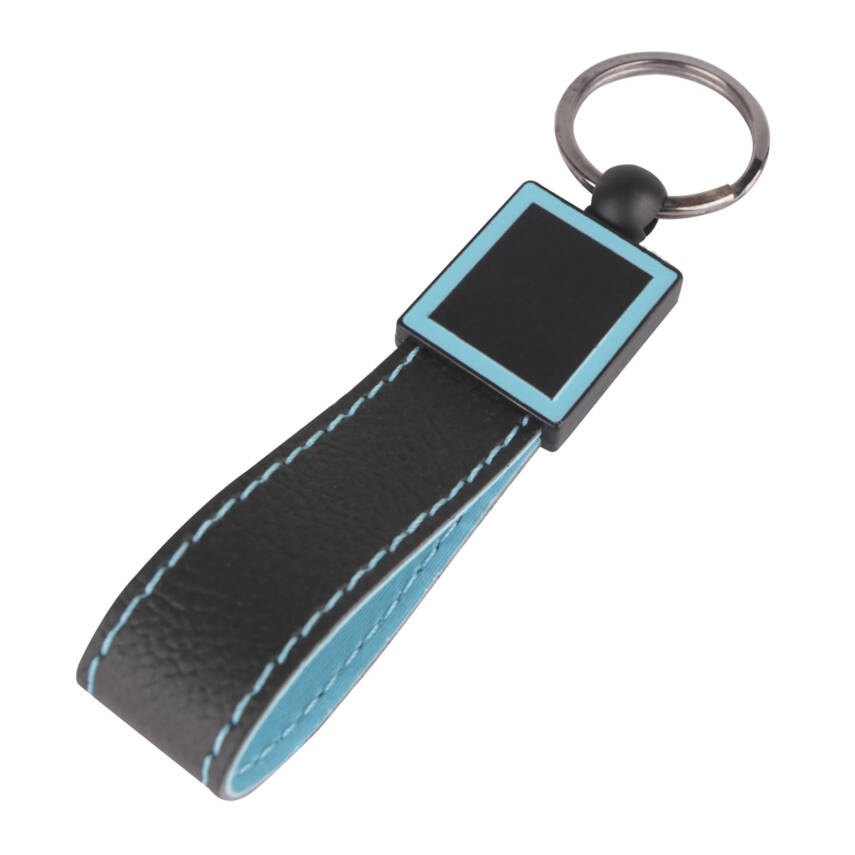 KAÇKAR TURKUAZ DERİ ANAHTARLIK - 1