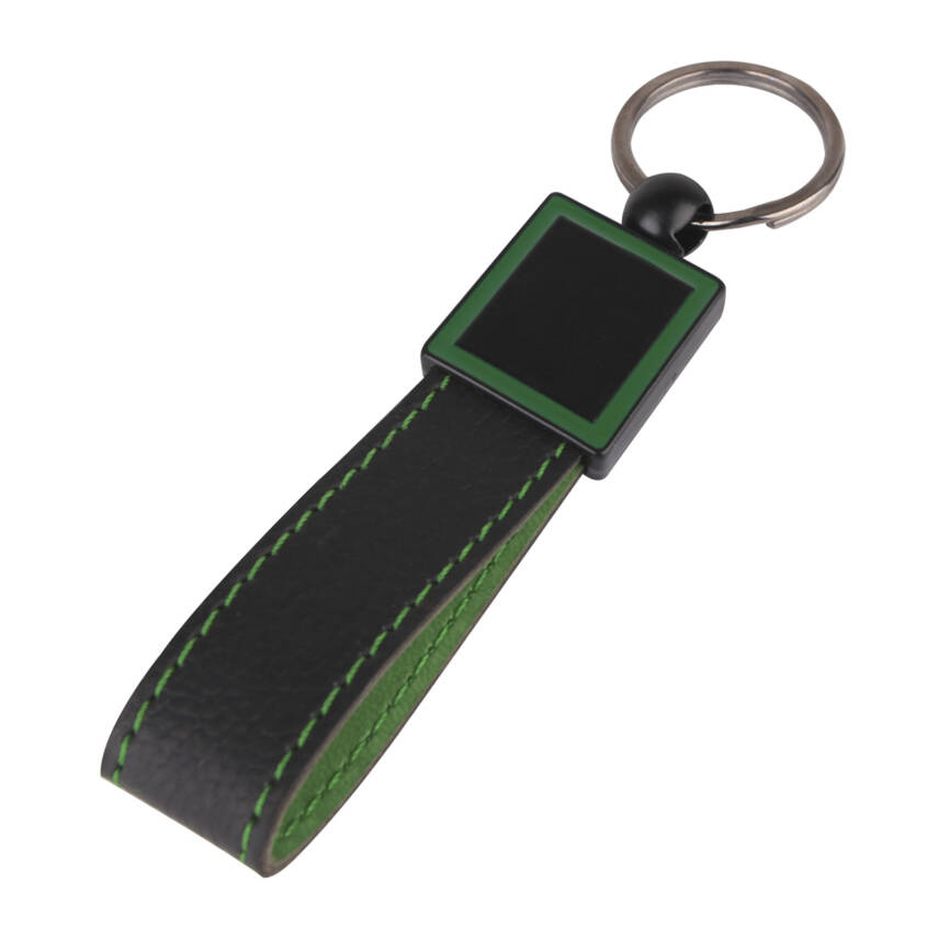 KAÇKAR YEŞİL DERİ ANAHTARLIK - 1